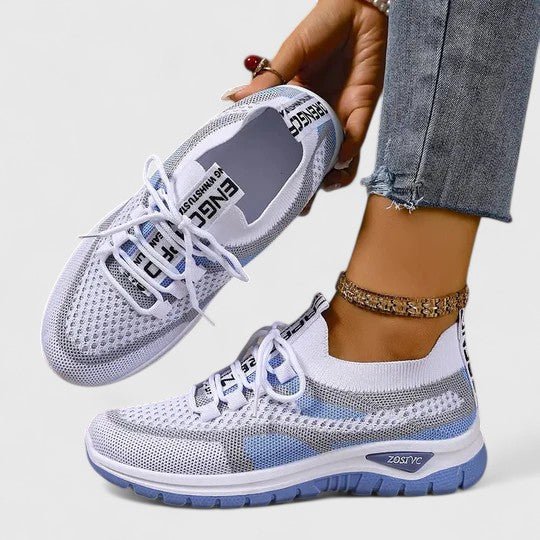 Sutton | Zapatillas de Malla con Suela Amortiguada - StilfulltWomen's shoesCaqui35.5Sutton | Zapatillas de Malla con Suela Amortiguada