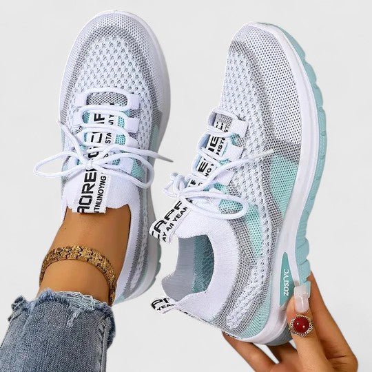 Sutton | Zapatillas de Malla con Suela Amortiguada - StilfulltWomen's shoesTurquesa35.5Sutton | Zapatillas de Malla con Suela Amortiguada