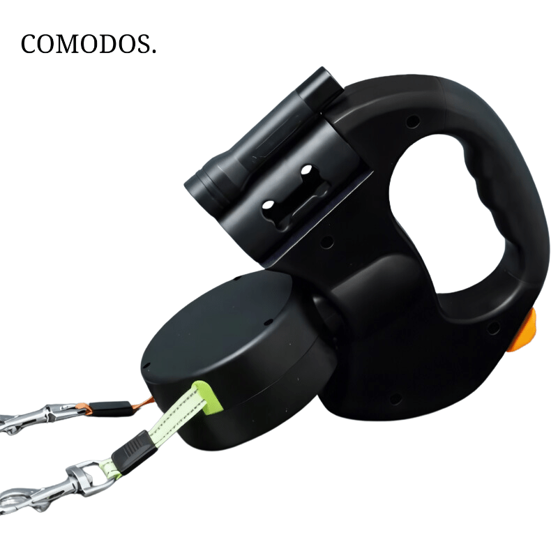 TandemPaw | Correa Extensible Doble con Linterna LED - StilfulltDog leashes1739AzulTandemPaw | Correa Extensible Doble con Linterna LED
