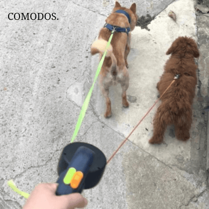 TandemPaw | Correa Extensible Doble con Linterna LED - StilfulltDog leashes1739AzulTandemPaw | Correa Extensible Doble con Linterna LED