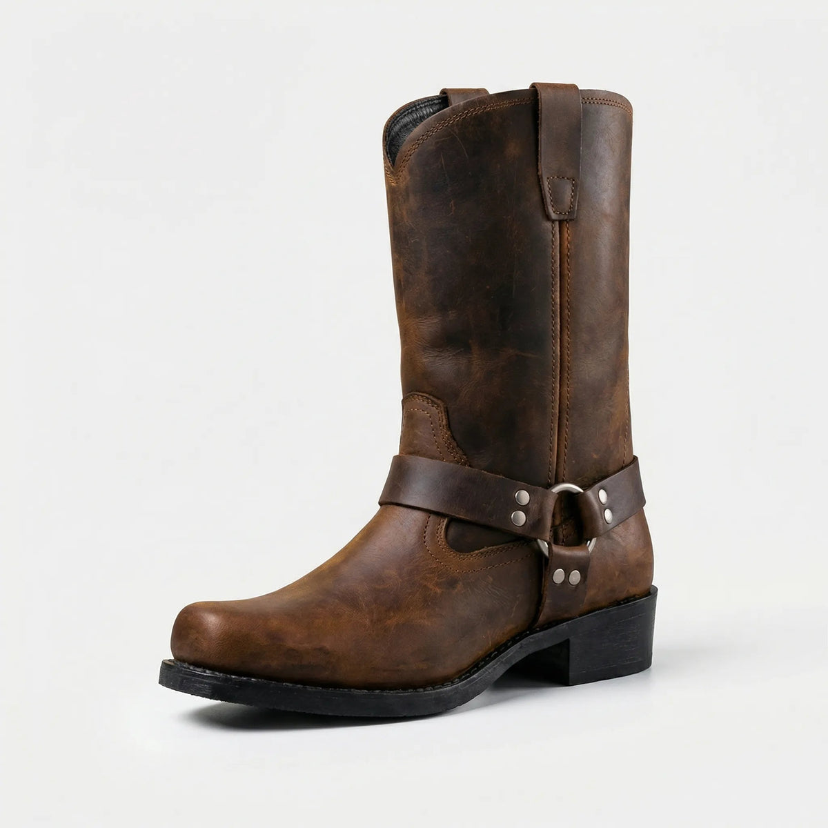 Thaddeus | Botas Camperas Vintage con Arnés - StilfulltMen's shoesSKU_1781551223109_560Marrón coñac40Thaddeus | Botas Camperas Vintage con Arnés