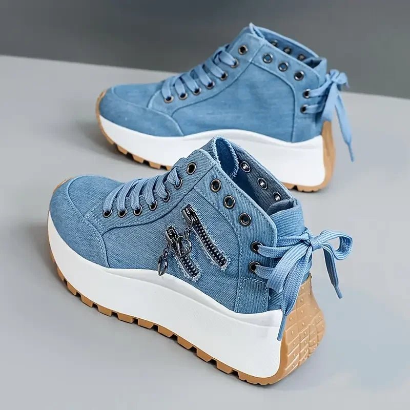 Thalia | Zapatilla Alta de Lona con Plataforma - StilfulltWomen's shoes1.2e+16Estilo 240.0Thalia | Zapatilla Alta de Lona con Plataforma