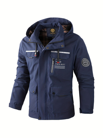 Thatcher | Chaqueta Impermeable Cortavientos de Invierno - StilfulltMen's jacketsHERENWATER-MARIN-DG32Azul marinoLThatcher | Chaqueta Impermeable Cortavientos de Invierno