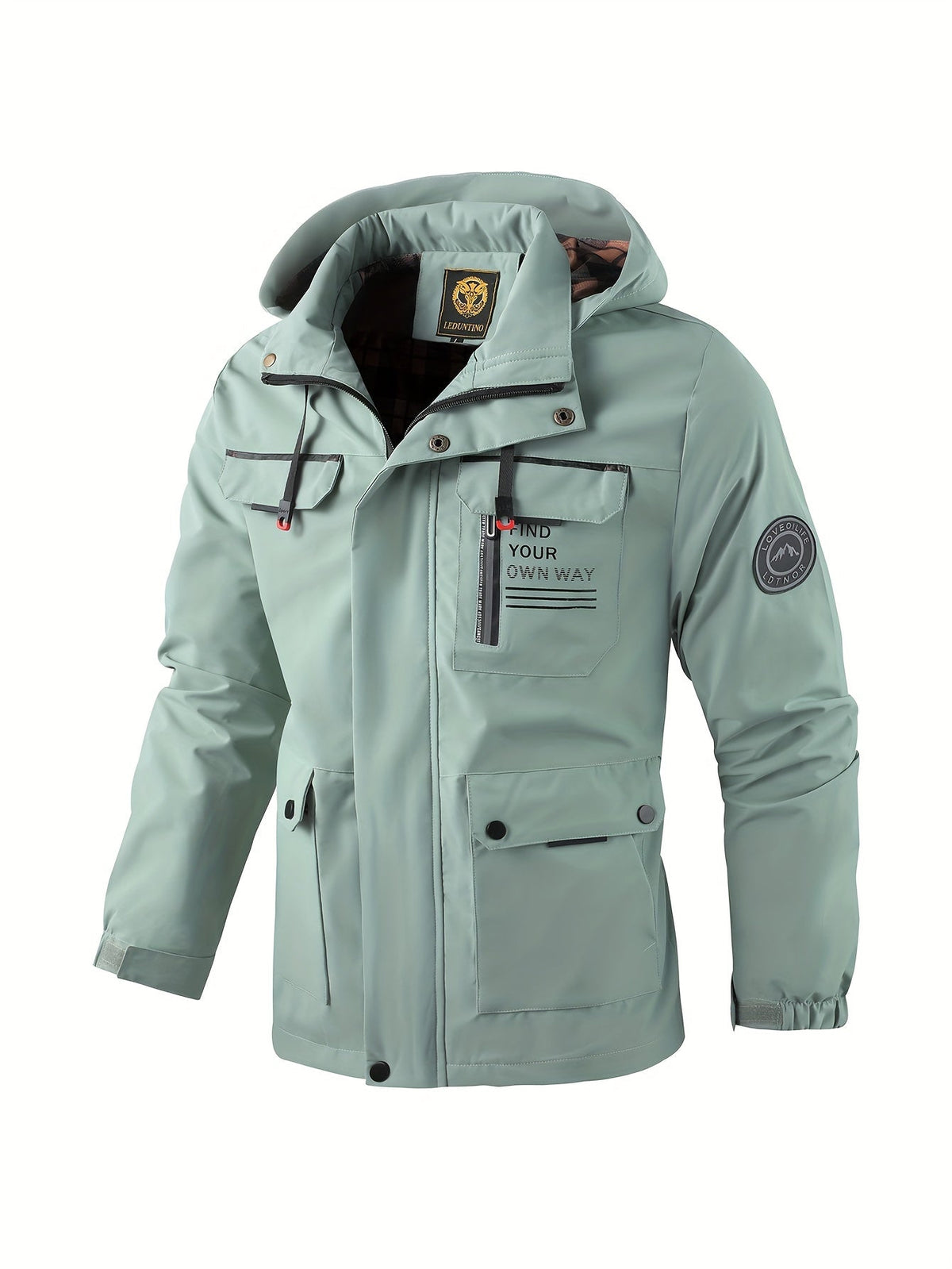 Thatcher | Chaqueta Impermeable Cortavientos de Invierno - StilfulltMen's jacketsHERENWATER-LICHT-IVDYVerde claroLThatcher | Chaqueta Impermeable Cortavientos de Invierno