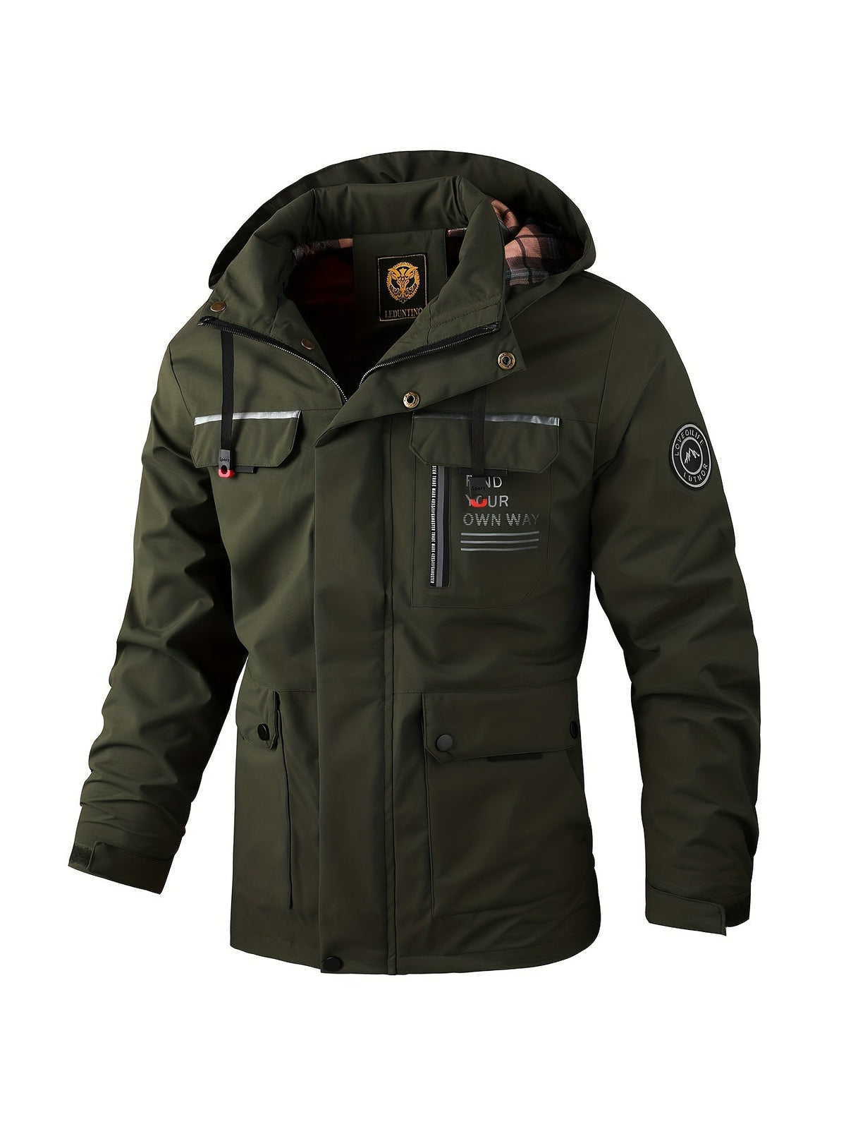 Thatcher | Chaqueta Impermeable Cortavientos de Invierno - StilfulltMen's jacketsHERENWATER-LICHT-O6Q4Verde claroSThatcher | Chaqueta Impermeable Cortavientos de Invierno
