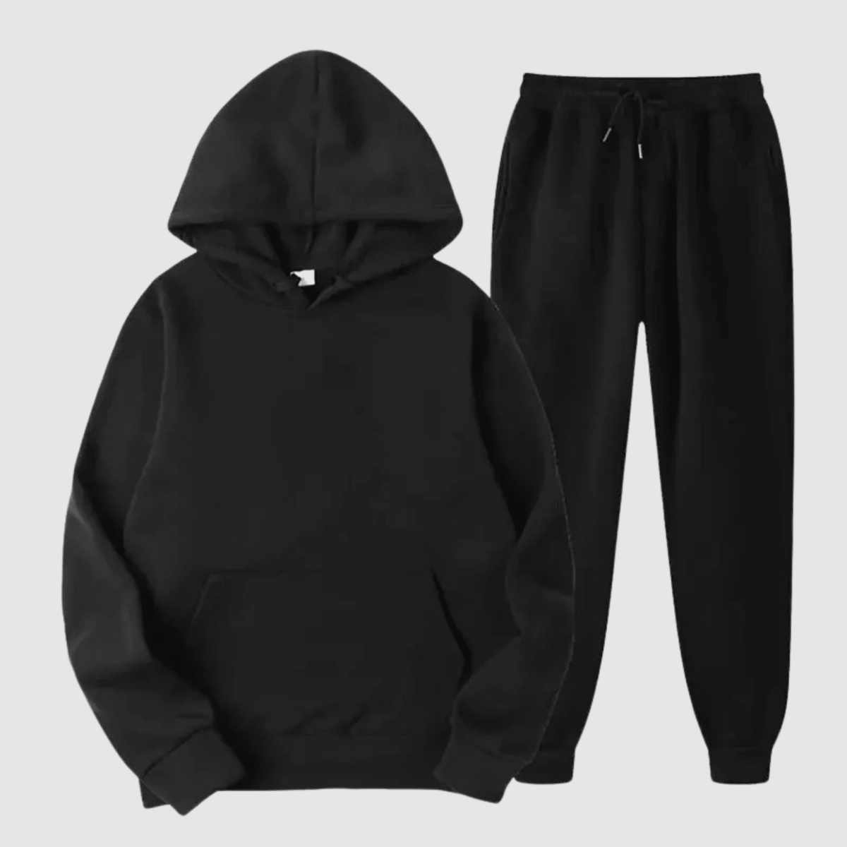 Thibault | Chándal Holgado de Dos Piezas con Capucha - StilfulltMen's outfit setsNegroSThibault | Chándal Holgado de Dos Piezas con Capucha