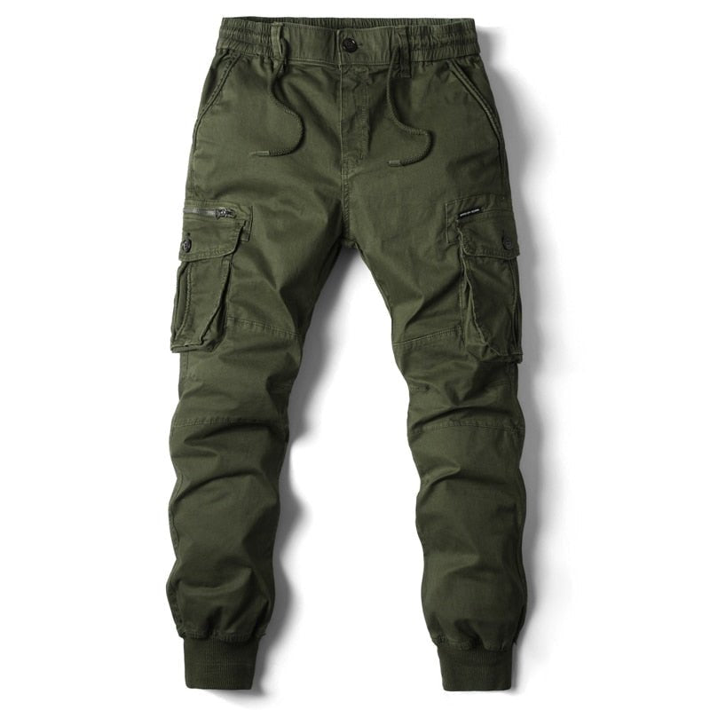 Thibault | Pantalón Cargo Jogger de Corte Holgado - StilfulltMen's pantsSKU_1781550659431_141Verde militarSThibault | Pantalón Cargo Jogger de Corte Holgado