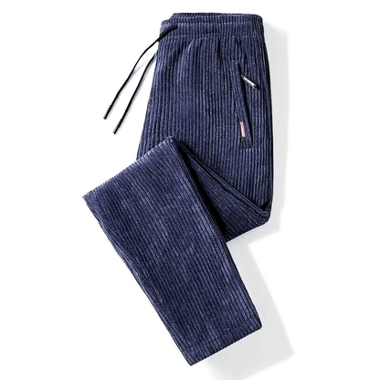 Thibault | Pantalón de Pana Forrado Holgado - StilfulltMen's pants14:1254#Gray;5:4183#3XL  65-75KGAzul marinoXS (26-28)Thibault | Pantalón de Pana Forrado Holgado