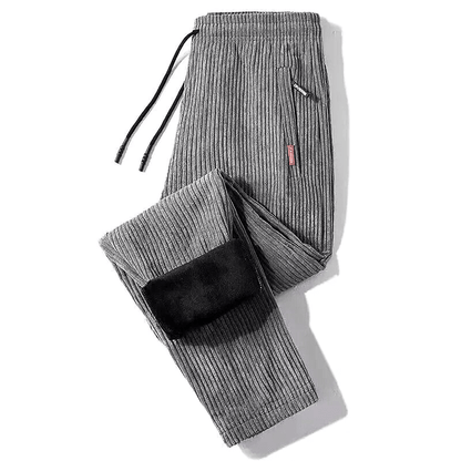 Thibault | Pantalón de Pana Forrado Holgado - StilfulltMen's pants14:193;5:4183#3XL  65-75KGGrisXS (26-28)Thibault | Pantalón de Pana Forrado Holgado