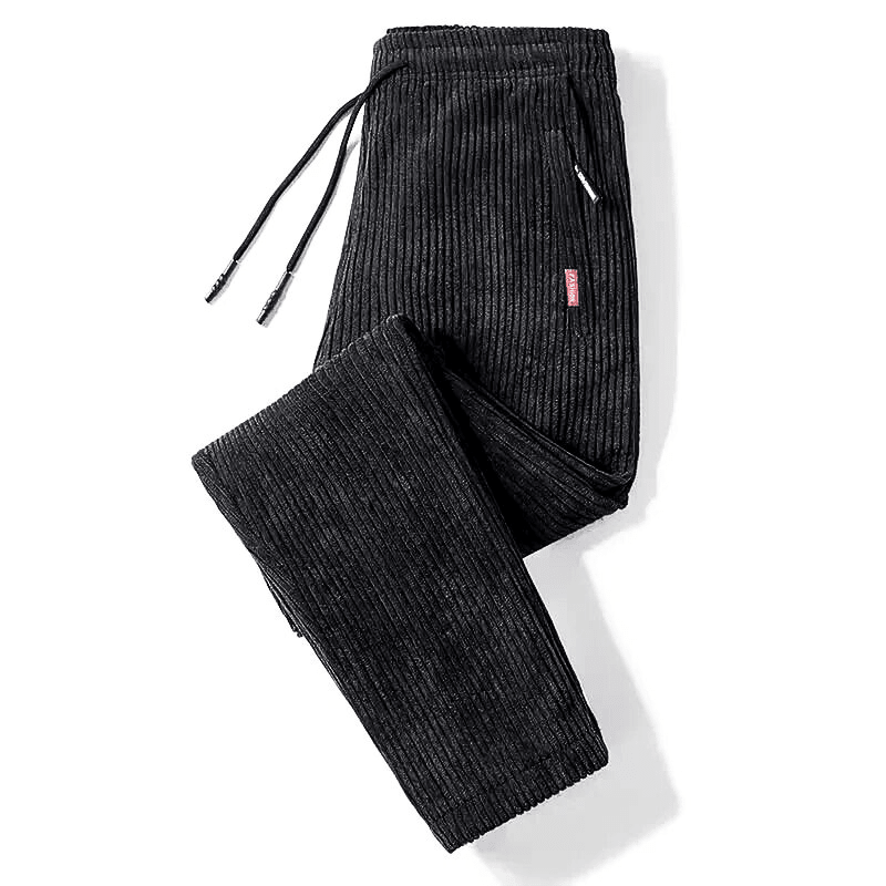 Thibault | Pantalón de Pana Forrado Holgado - StilfulltMen's pants14:175#Blue;5:4183#3XL  65-75KGNegroXS (26-28)Thibault | Pantalón de Pana Forrado Holgado