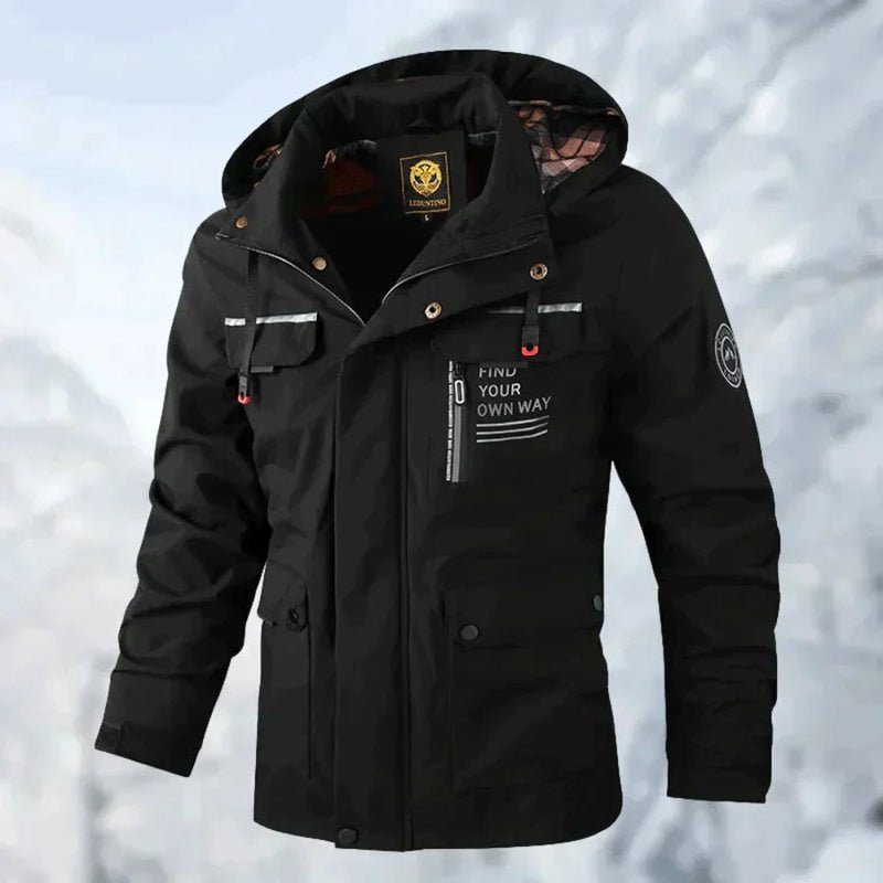 Thorne | Chaqueta Outdoor Impermeable y Cortaviento - StilfulltMen's jacketsDMED2-QZ034007NegroXSThorne | Chaqueta Outdoor Impermeable y Cortaviento