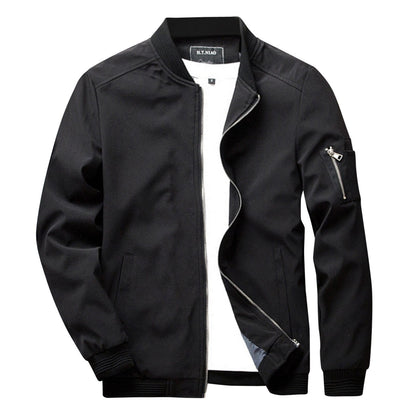 Tiago | Chaqueta Bomber Ligera de Entretiempo - StilfulltMen's jacketsHIRIEHOQNegroMTiago | Chaqueta Bomber Ligera de Entretiempo