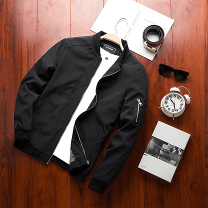Tiago | Chaqueta Bomber Ligera de Entretiempo - StilfulltMen's jacketsS2KAJKVBRojoMTiago | Chaqueta Bomber Ligera de Entretiempo
