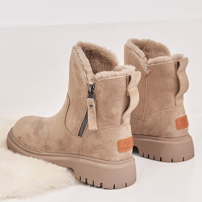 Tilde | Varme Forede Vinterstøvler i Ruskindslook - StilfulltWomen's shoesNORDIKA-ALBARICOQUE-985C03B7B7Abrikos35Tilde | Varme Forede Vinterstøvler i Ruskindslook