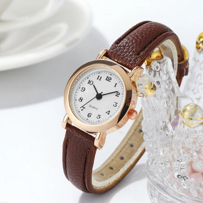 Tilly small leather strap watch
