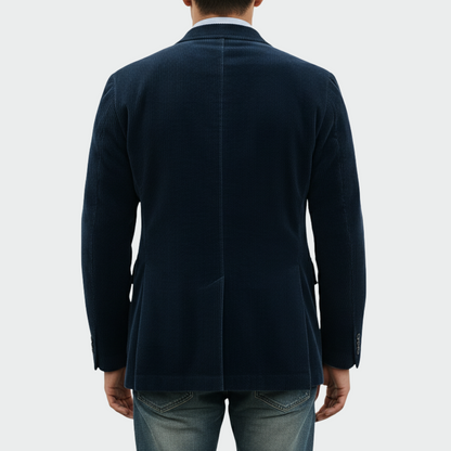 Étienne | Conjunto de Blazer y Chaleco de Pana Entallado