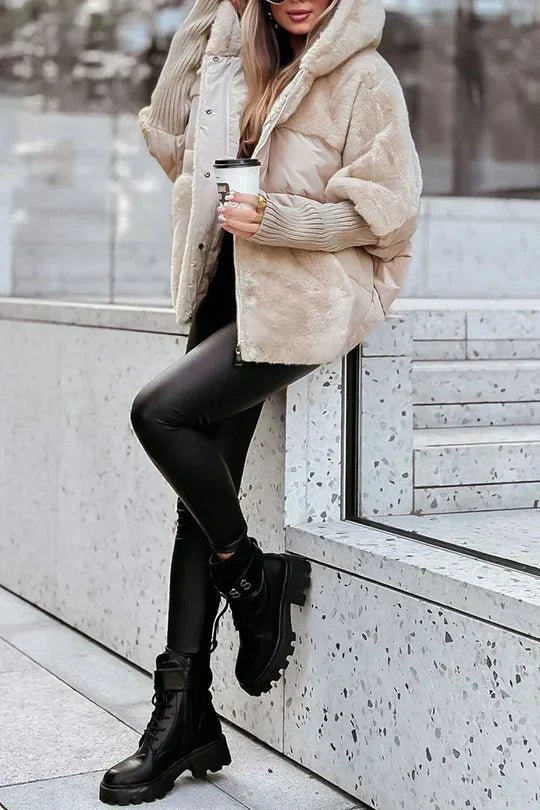 Tovah | Chaqueta Acolchada con Capucha y Pelo - StilfulltWomen's jacketsFC1756169705228061615BeigeSTovah | Chaqueta Acolchada con Capucha y Pelo