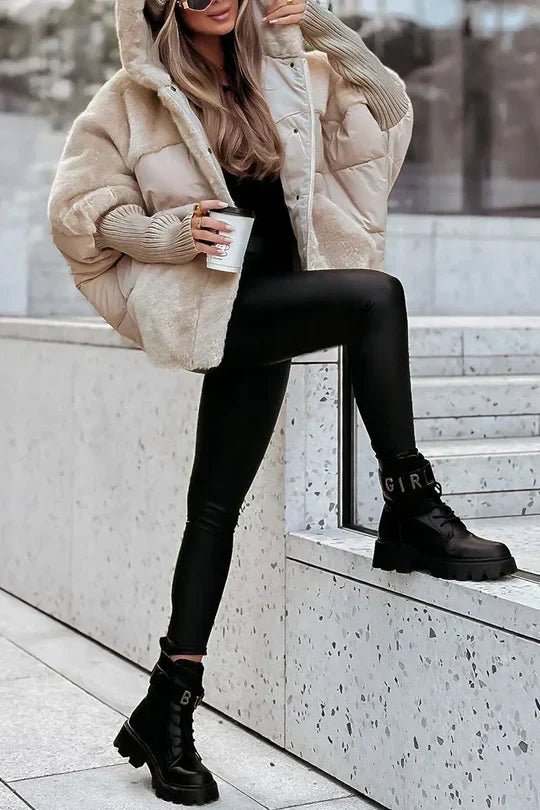 Tovah | Chaqueta Acolchada con Capucha y Pelo - StilfulltWomen's jacketsYt1756169705229768232GrisSTovah | Chaqueta Acolchada con Capucha y Pelo