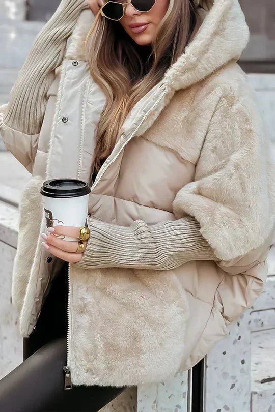 Tovah | Chaqueta Acolchada con Capucha y Pelo - StilfulltWomen's jacketsYt1756169705229768232GrisSTovah | Chaqueta Acolchada con Capucha y Pelo