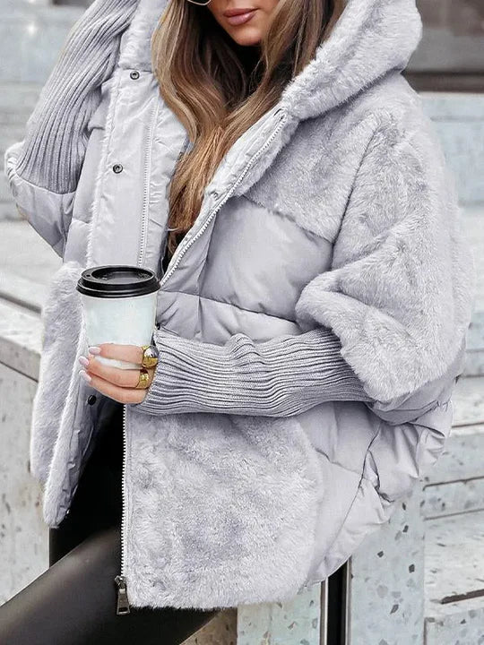 Tovah | Chaqueta Acolchada con Capucha y Pelo - StilfulltWomen's jacketsYt1756169705229768232GrisSTovah | Chaqueta Acolchada con Capucha y Pelo