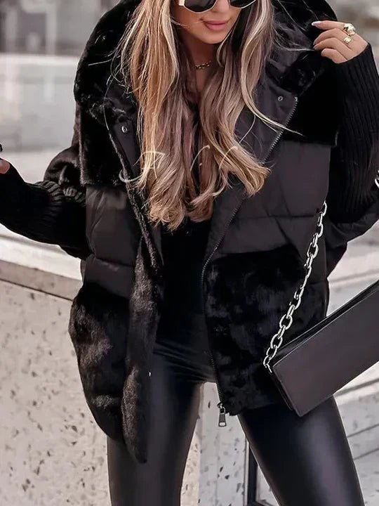 Tovah | Chaqueta Acolchada con Capucha y Pelo - StilfulltWomen's jacketsYt1756169705229768232GrisSTovah | Chaqueta Acolchada con Capucha y Pelo