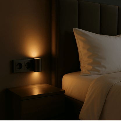 Velunde | Aplique LED Enchufable Regulable con Sensor - StilfulltBlancoVelunde | Aplique LED Enchufable Regulable con Sensor