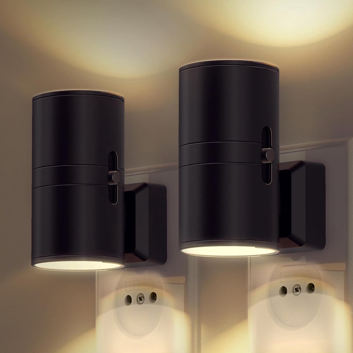 Velunde | Aplique LED Enchufable Regulable con Sensor - StilfulltBlancoVelunde | Aplique LED Enchufable Regulable con Sensor