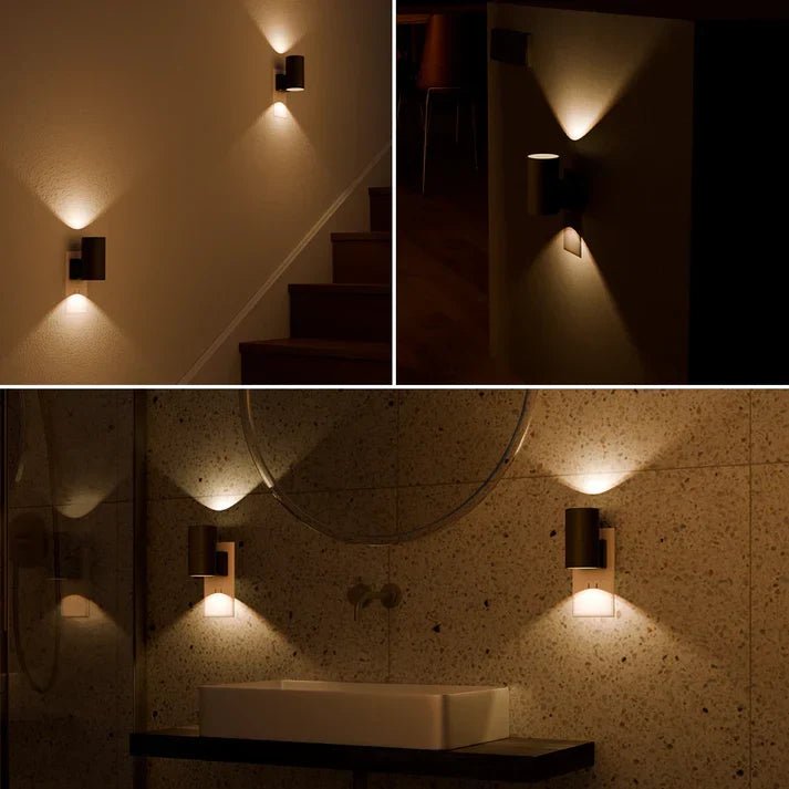 Velunde | Aplique LED Enchufable Regulable con Sensor - StilfulltBlancoVelunde | Aplique LED Enchufable Regulable con Sensor