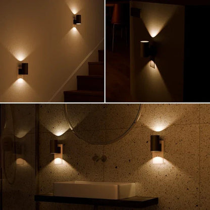Velunde | Aplique LED Enchufable Regulable con Sensor - StilfulltBlancoVelunde | Aplique LED Enchufable Regulable con Sensor