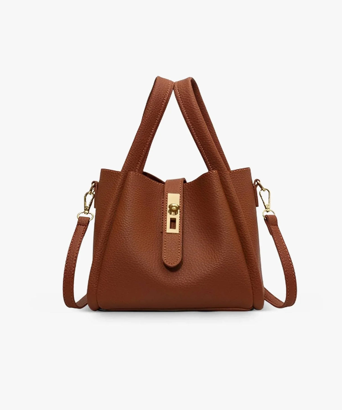 Verity | Bolso de Mano Sintético con Bandolera - StilfulltWomen's handbagsDBAD4-AS060003MarrónVerity | Bolso de Mano Sintético con Bandolera