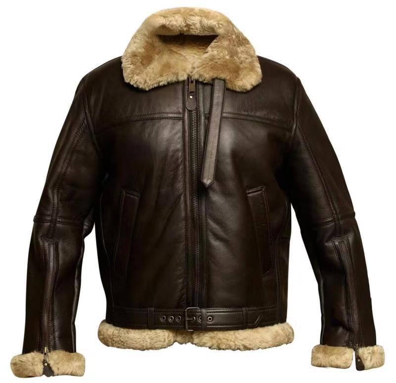 Viggo | Varm Foret Pilotjakke med Teddykrave - StilfulltMen's jackets4XLViggo | Varm Foret Pilotjakke med Teddykrave