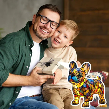 Vitrino | Lámpara Decorativa de Perro Estilo Vitral - StilfulltTable lampsLUMIDOGHON-SCHOR-TC67MestizoVitrino | Lámpara Decorativa de Perro Estilo Vitral