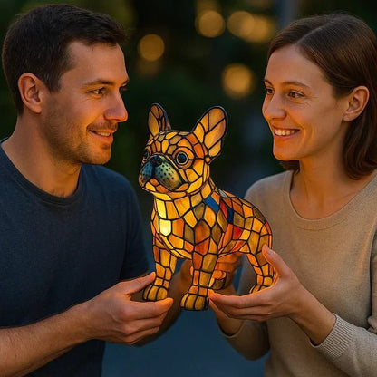Vitrino | Lámpara Decorativa de Perro Estilo Vitral - StilfulltTable lampsLUMIDOGHON-SCHOR-TC67MestizoVitrino | Lámpara Decorativa de Perro Estilo Vitral