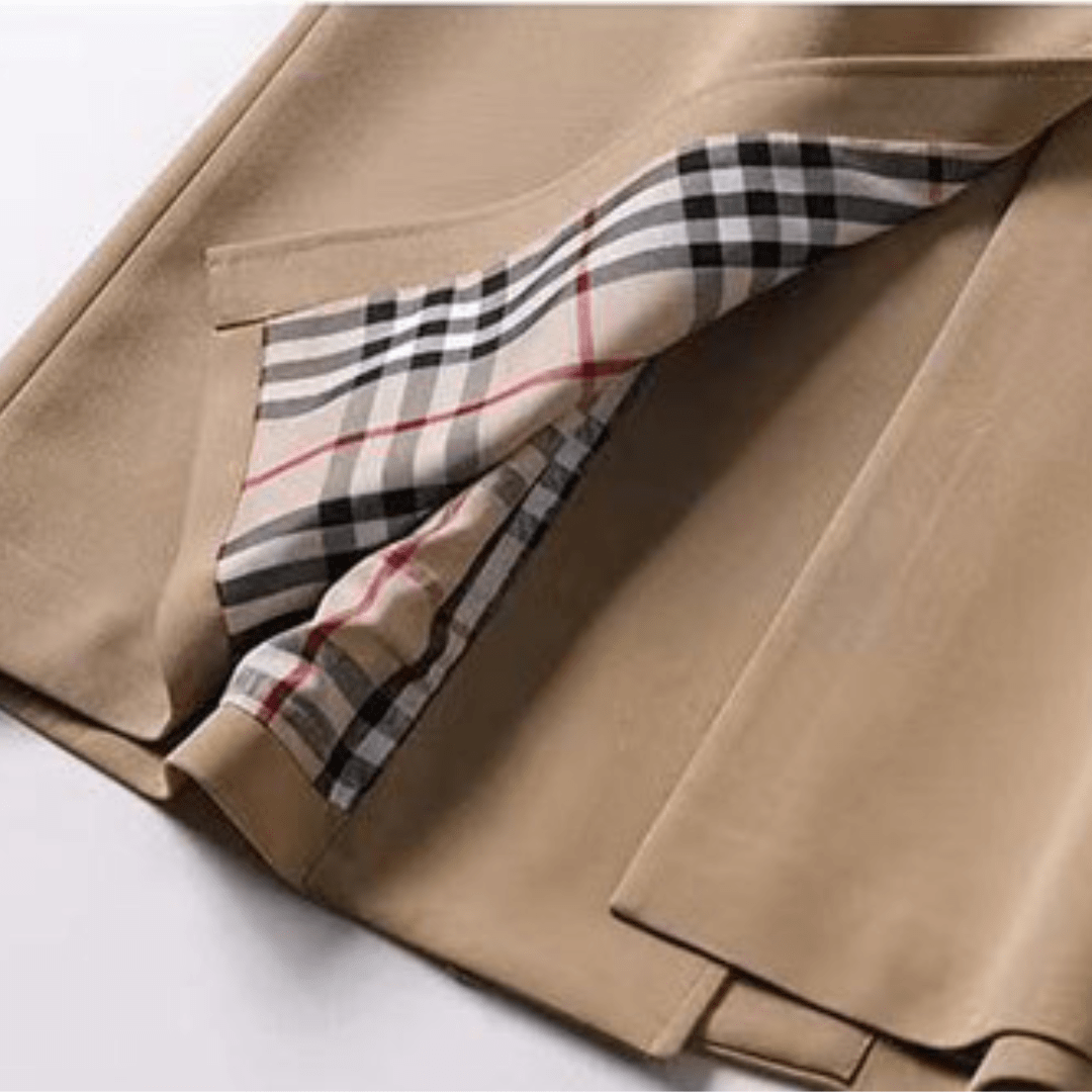 Vittoria | Gabardina Larga Cruzada con Cinturón - StilfulltWomen's jacketsAzulXSVittoria | Gabardina Larga Cruzada con Cinturón