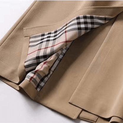 Vittoria | Gabardina Larga Cruzada con Cinturón - StilfulltWomen's jacketsAzulXSVittoria | Gabardina Larga Cruzada con Cinturón