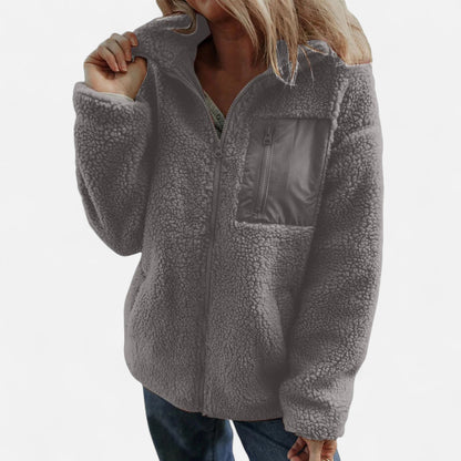 Maren | Chaqueta Teddy Mullida con Capucha