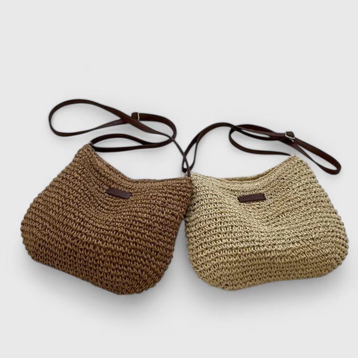 Wilder | Bolso de Rafia Trenzada con Bandolera - StilfulltWomen's handbagsCaquiWilder | Bolso de Rafia Trenzada con Bandolera