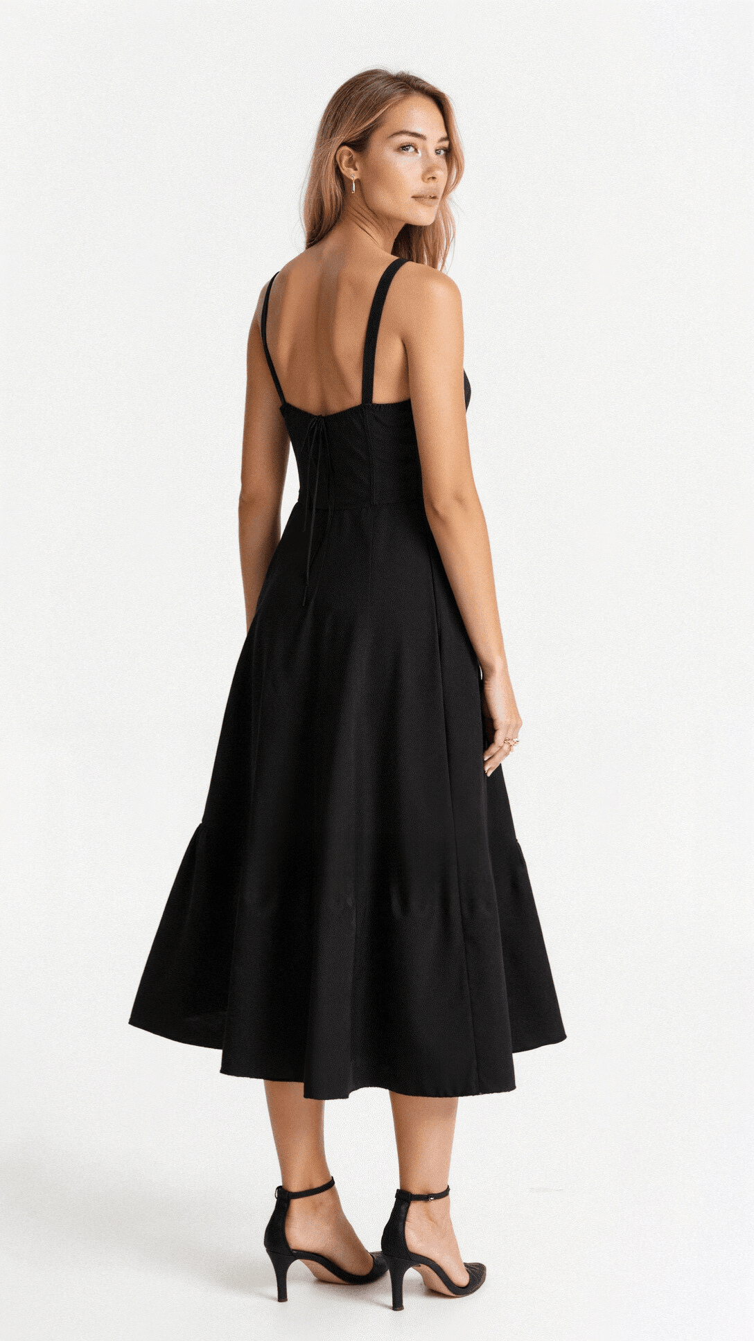 Willa | Vestido Midi de Corsé con Abertura - StilfulltdressAzul marinoXSWilla | Vestido Midi de Corsé con Abertura