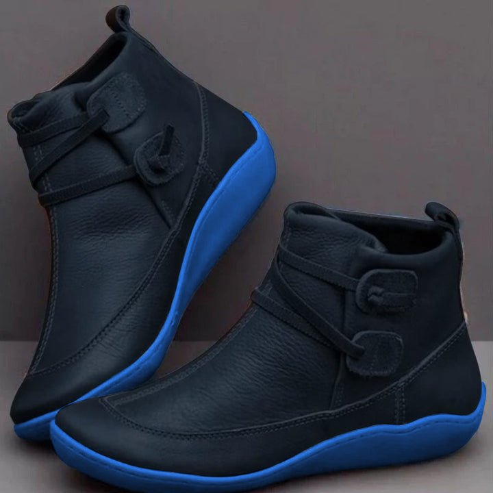 Winslow | Botines Impermeables con Cordón Lateral - StilfulltWomen's shoesAzul36Winslow | Botines Impermeables con Cordón Lateral