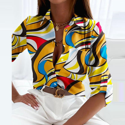 Camden | Camisa con Cuello Clásico y Estampado Gráfico