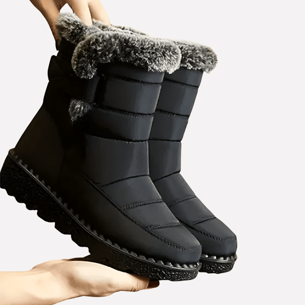 Wrenley | Botas de Nieve Impermeables Acolchadas - StilfulltWomen's shoesKK1-13Negro36Wrenley | Botas de Nieve Impermeables Acolchadas