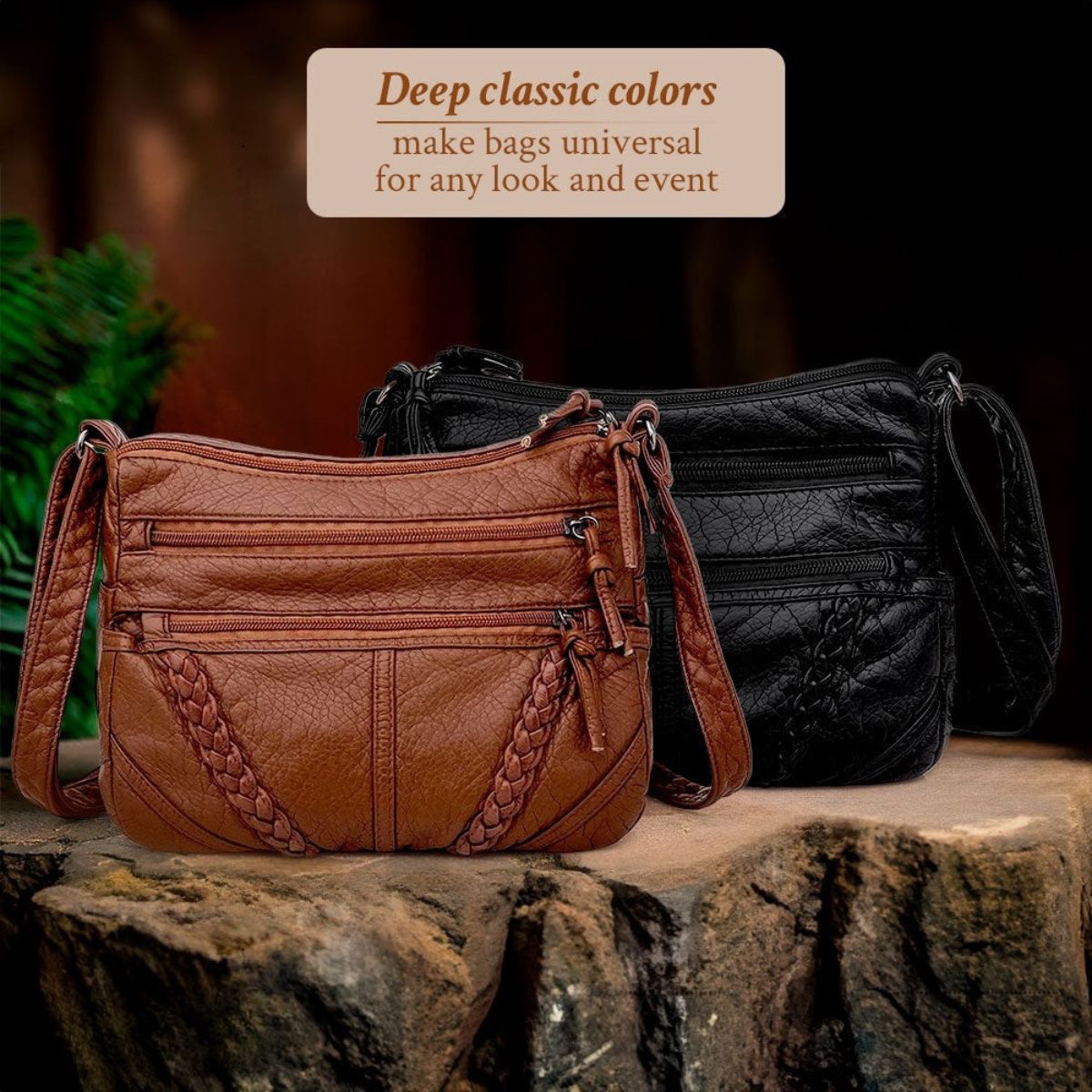 Wrenna | Bolso Bandolera Suave Multibolsillos - StilfulltWomen's handbagsCJNS117848001AZNegroWrenna | Bolso Bandolera Suave Multibolsillos