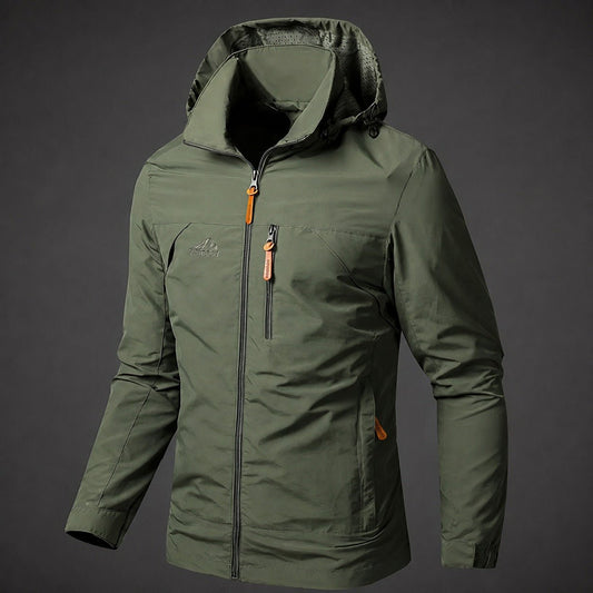Wyatt | Chaqueta Cortavientos Ligera de Hombre con Capucha - StilfulltMen's jacketsVIVA416313MODAVerdeMWyatt | Chaqueta Cortavientos Ligera de Hombre con Capucha