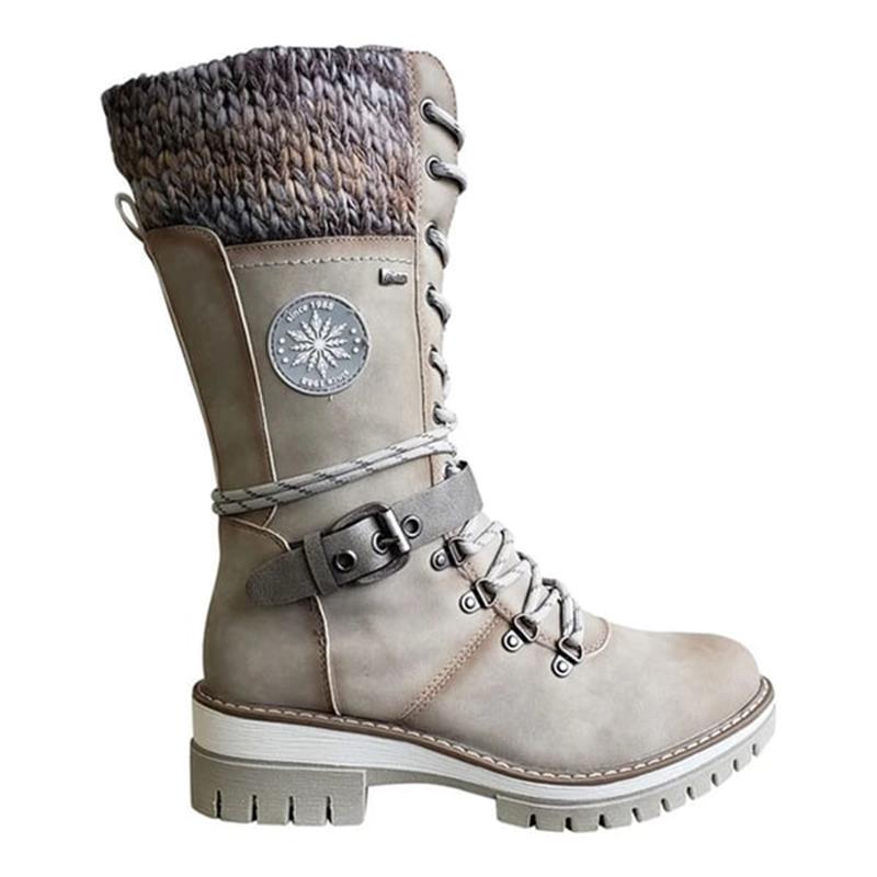 Ysolde | Botas Militares de Caña Alta con Cordones - StilfulltWomen's shoesMorado36Ysolde | Botas Militares de Caña Alta con Cordones
