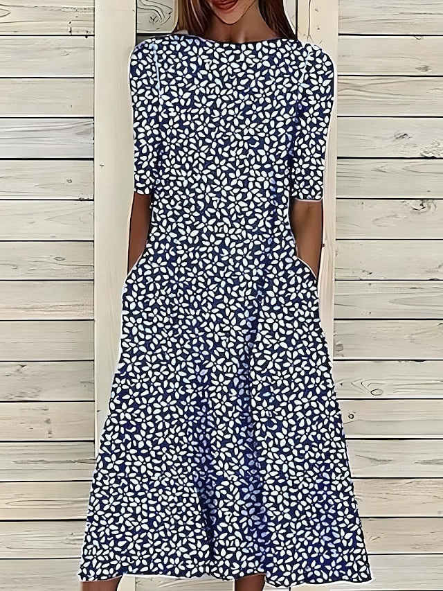 Maren | Vestido Midi Floral de Verano